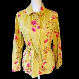 A Loves A medium long sleeve 100% cotton zip up jacket excellent condition